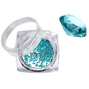 Pixie kristály strasszkő 300db #21 Blue zircon