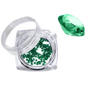 Pixie kristály strasszkő 300db #24 Emerald