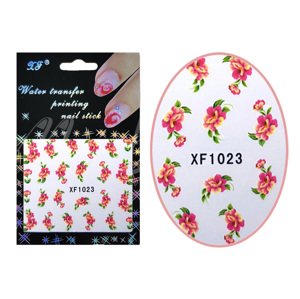 Akril hatású matrica  XF1023 Nyári virágok